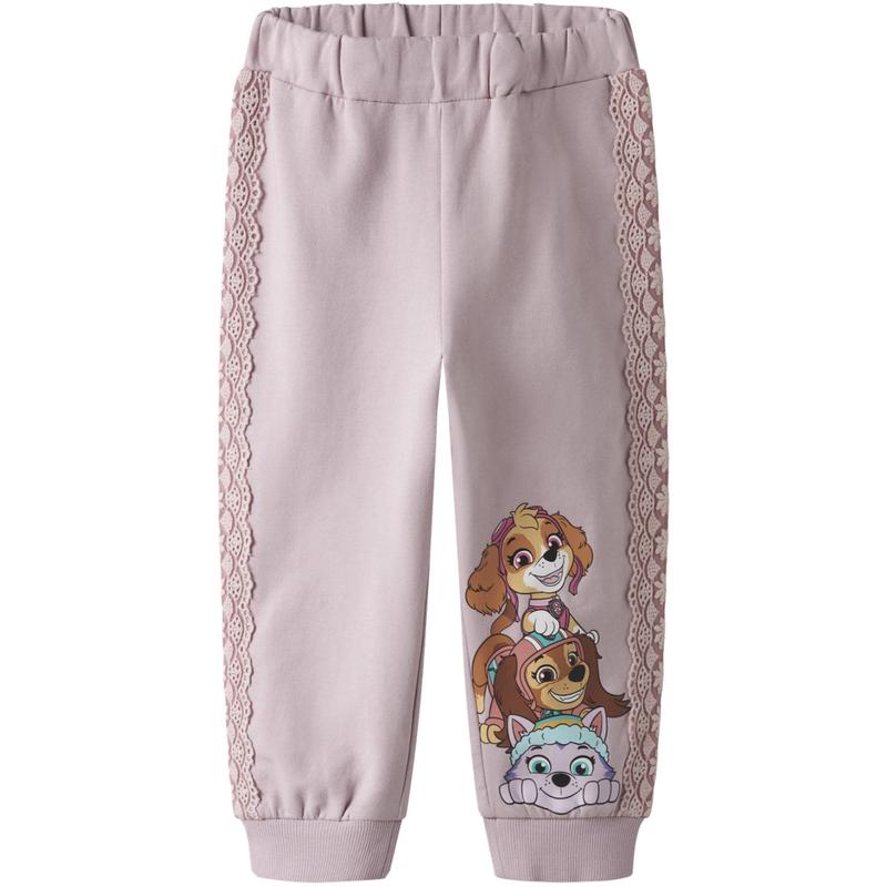 Name It Keepsake Lilac Nmfnaba Paw Nreg Swe Pants Bru Cplg