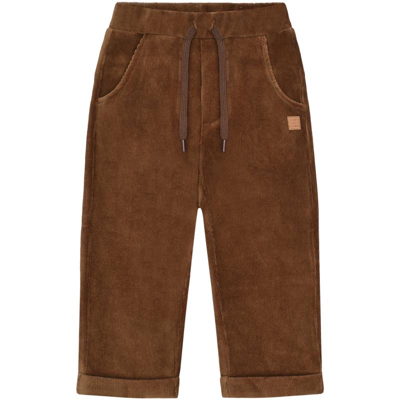 Hust & Claire Brown Stone Garry Ottoman