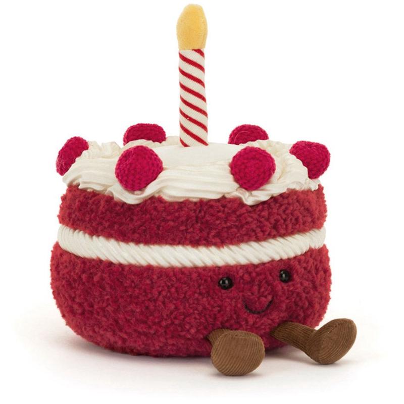 Jellycat Fun Love Amuseables Cherry Cake 13 cm