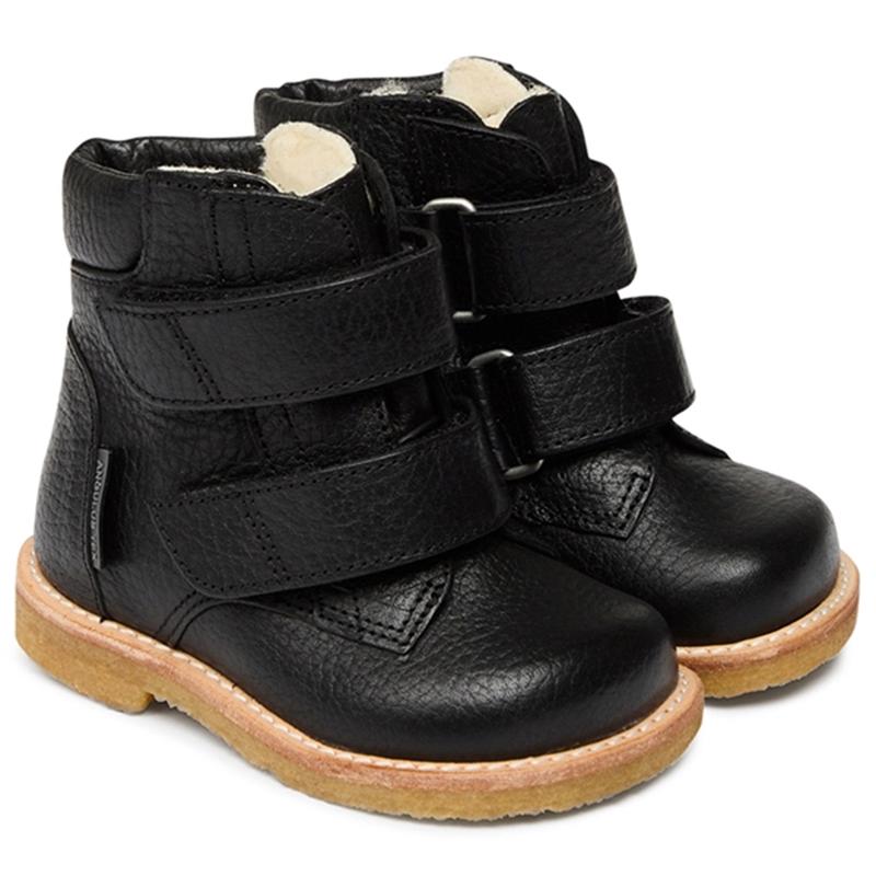 Angulus Beginner Tex-Boots w Velcro Black