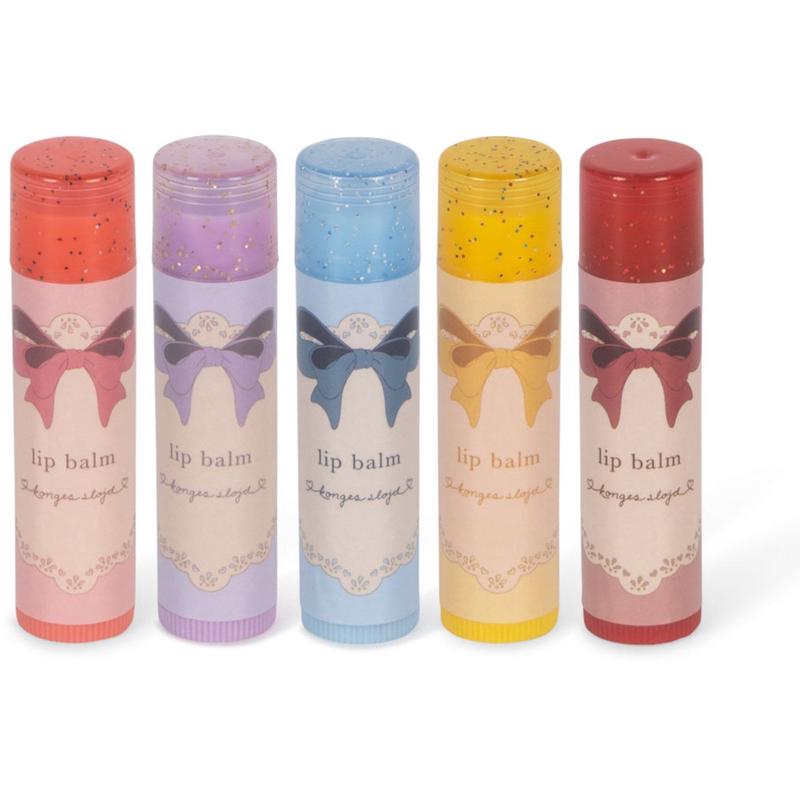 Konges Sljd Multi Lip Balm Glitter 5 Pcs