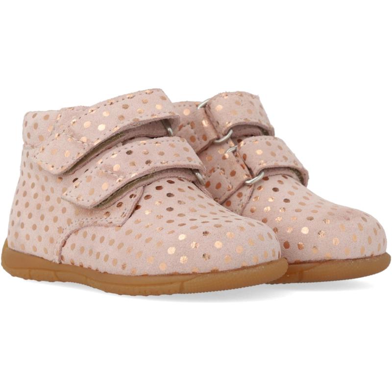 Angulus Rose Copper Dots Child's First Shoe