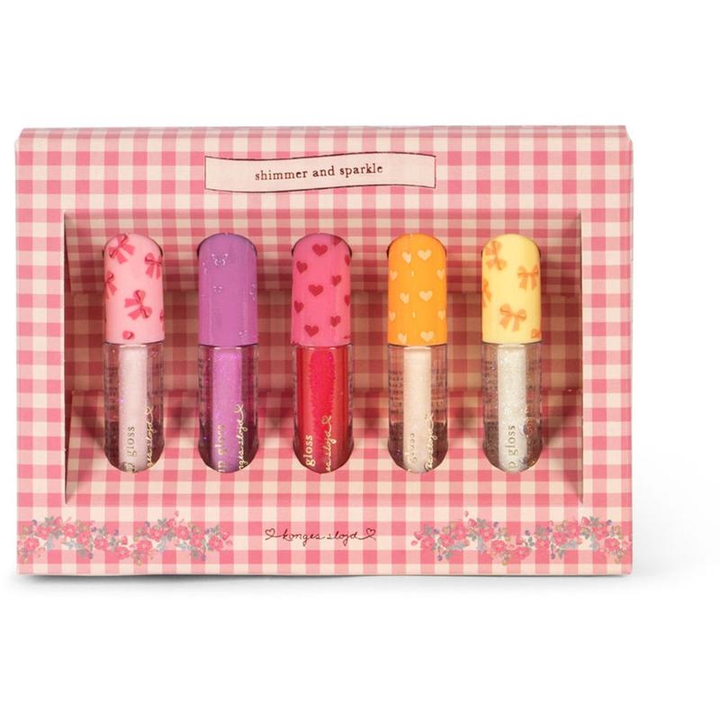Konges Sljd Multi Glitter Lip Gloss 5 Pcs