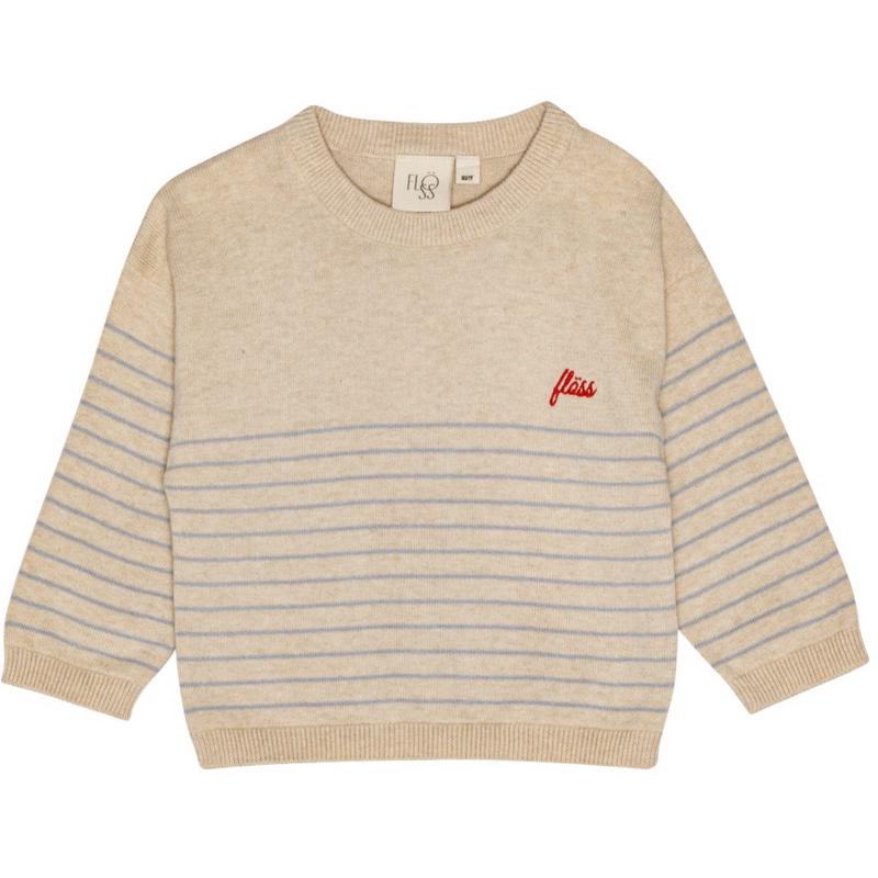 Flss Cloud Melange/Sea Salt Hansen Sweater