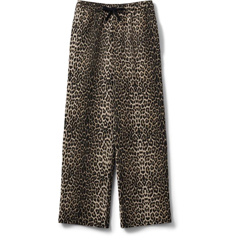 Sofie Schnoor Light Brown Leopard Sweatpants