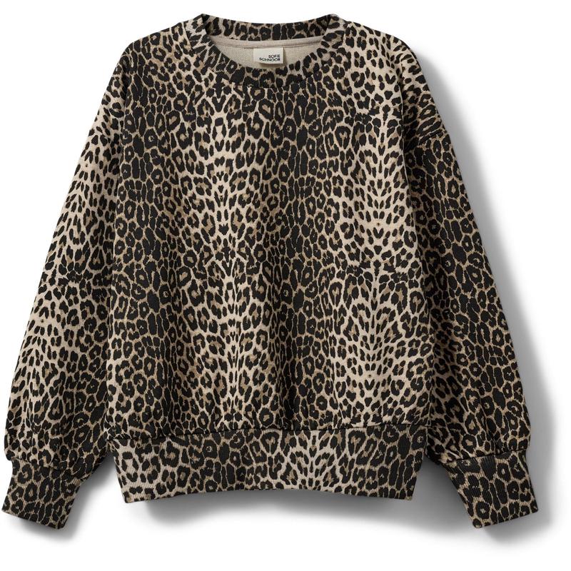 Sofie Schnoor Light Brown Leopard Sweatshirt
