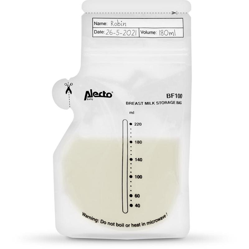 Alecto 100Pk Breast Milk Storage Bags