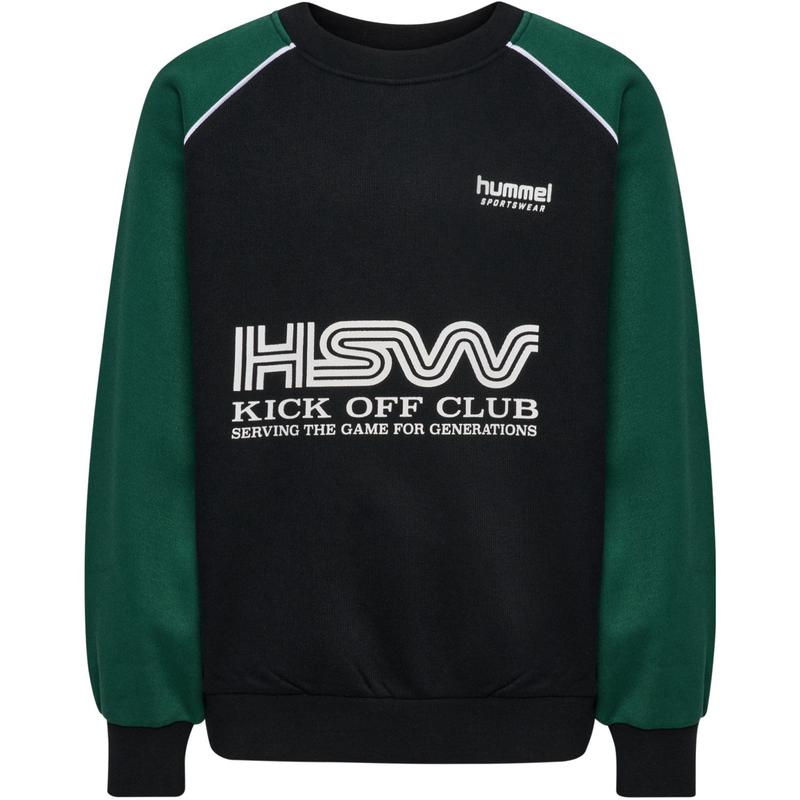 Hummel Dark Green Jr Oversized Crew Hsw