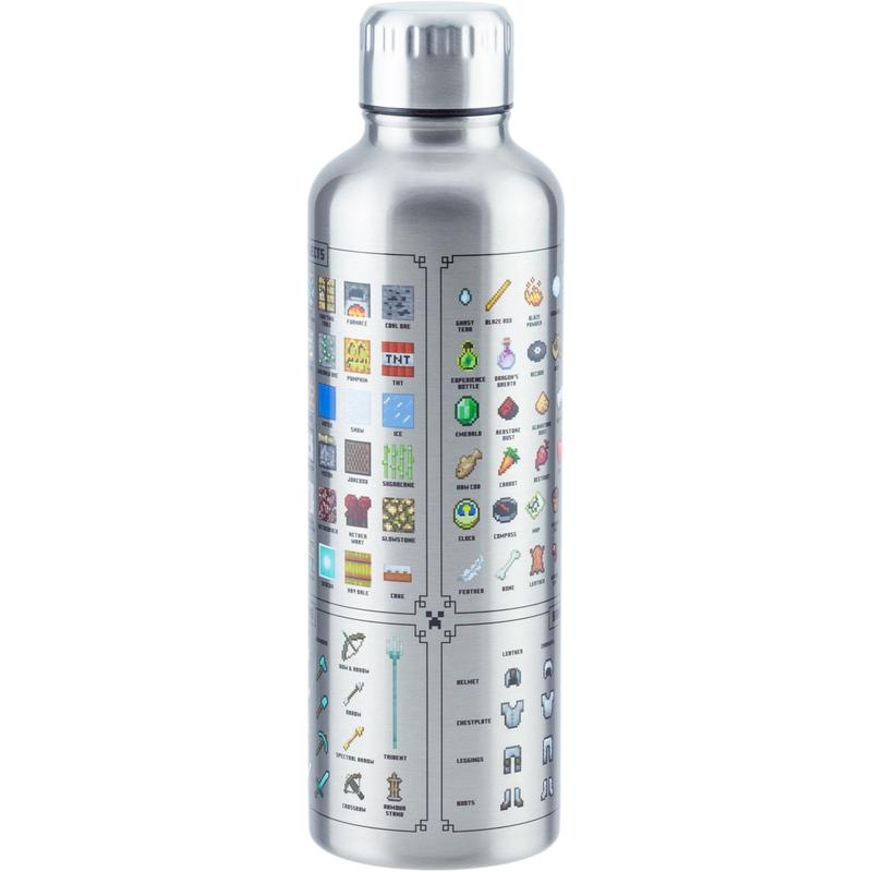 Paladone Minecraft Metal Water Bottle