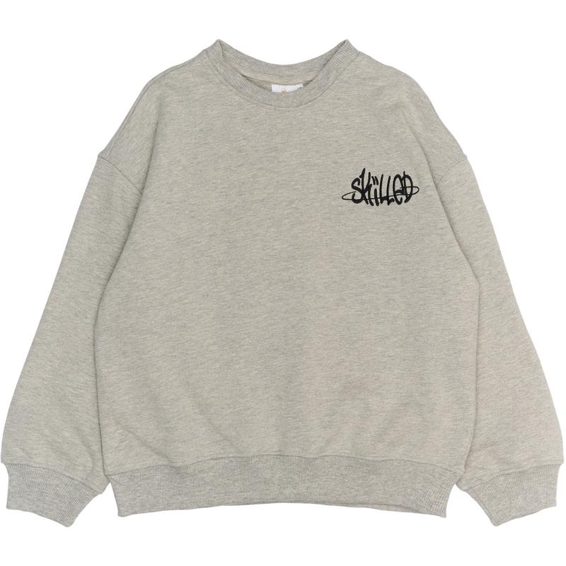 The New Light Grey Melange Ron Melange Oversize Sweatshirt