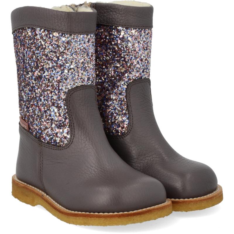 Angulus Lavender/Pastel Multi Glitter TEX Glitter Boot with Glitter and Zipper