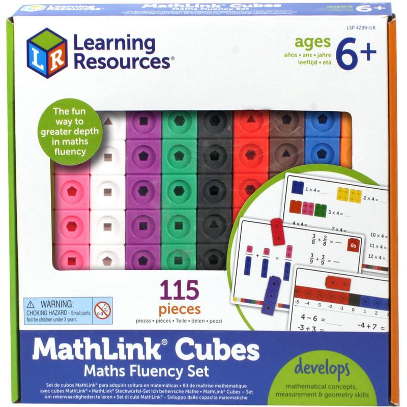 Learning Resources MathLink Cubes Maths Fluency Set