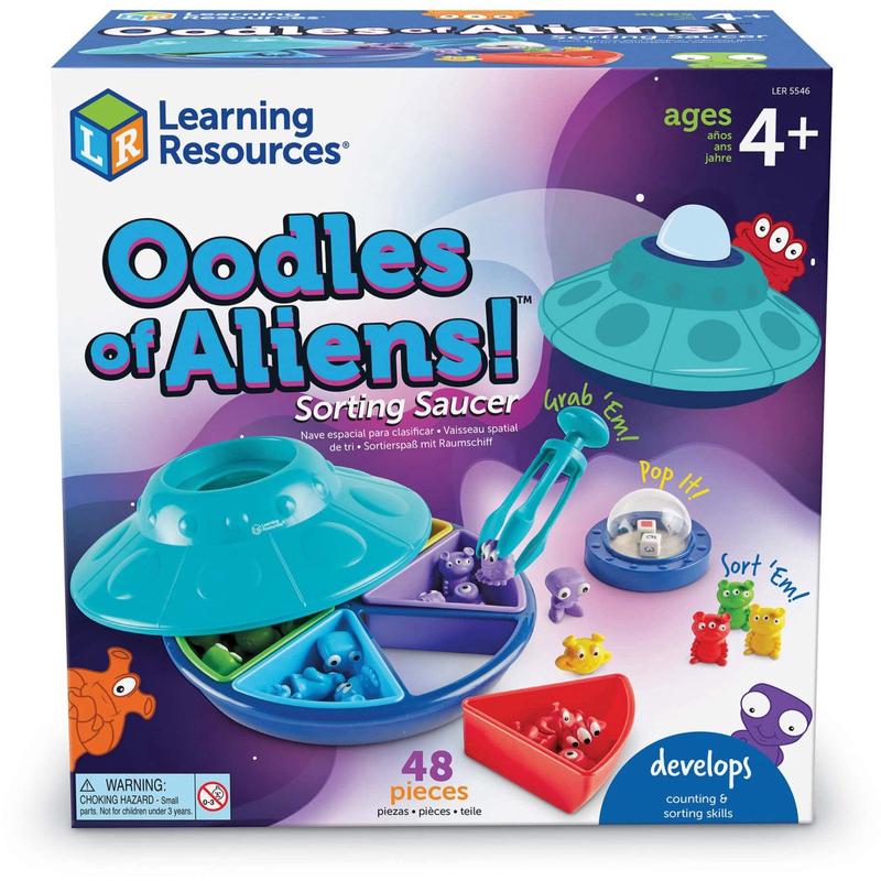Learning Resources Oodles Of Aliens! Sorting Saucer