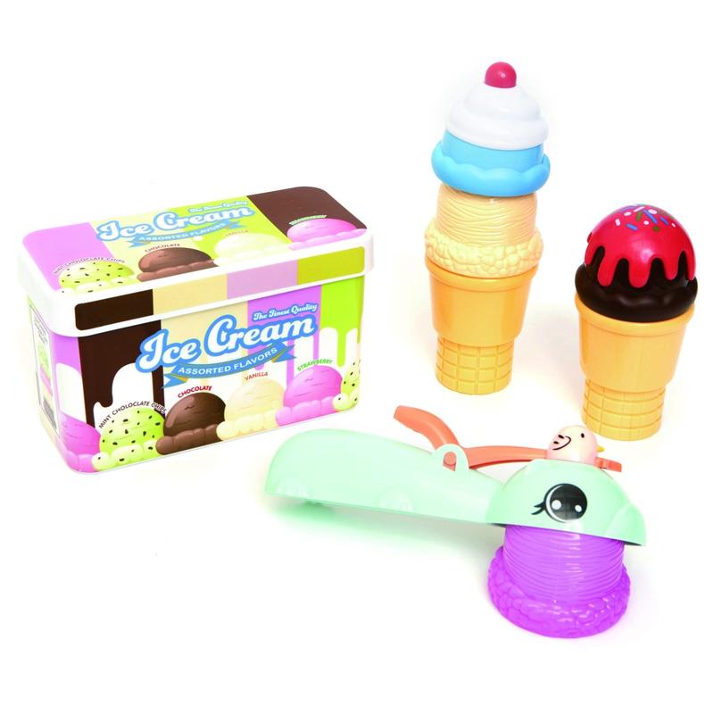 Zoo Troop Magnetic Ice Cream Set