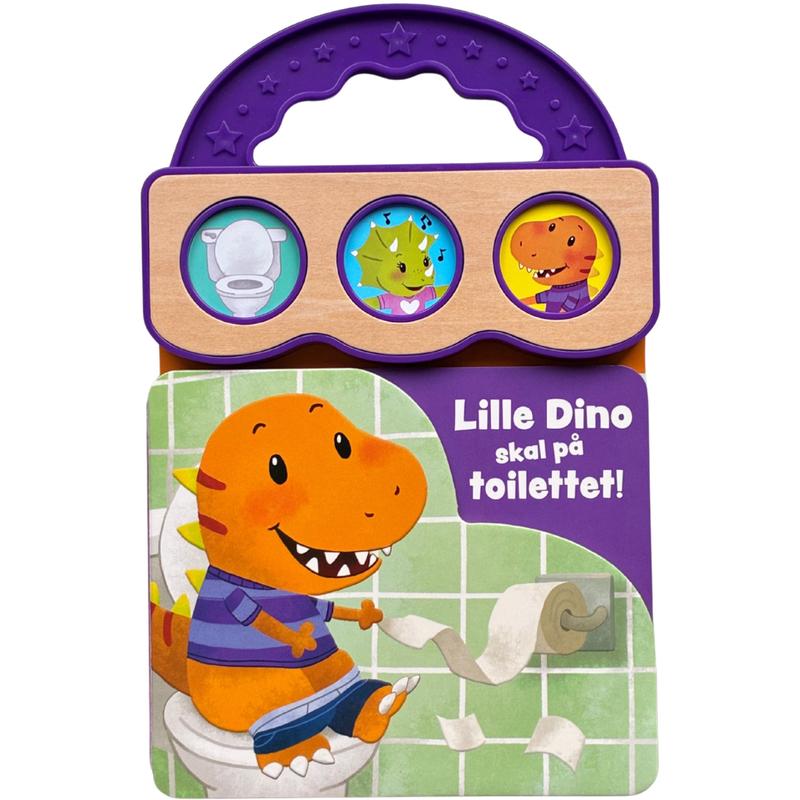 Forlaget Tukan Papbog With Hndtag: Lille Dino Skal P Toilettet!