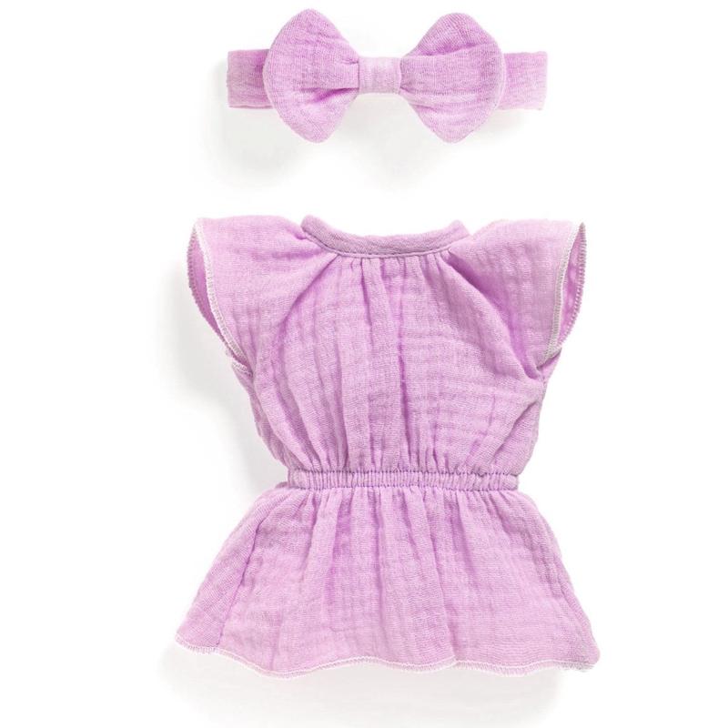 Djeco Lovely Pomea, Doll Clothes - Purple Dress