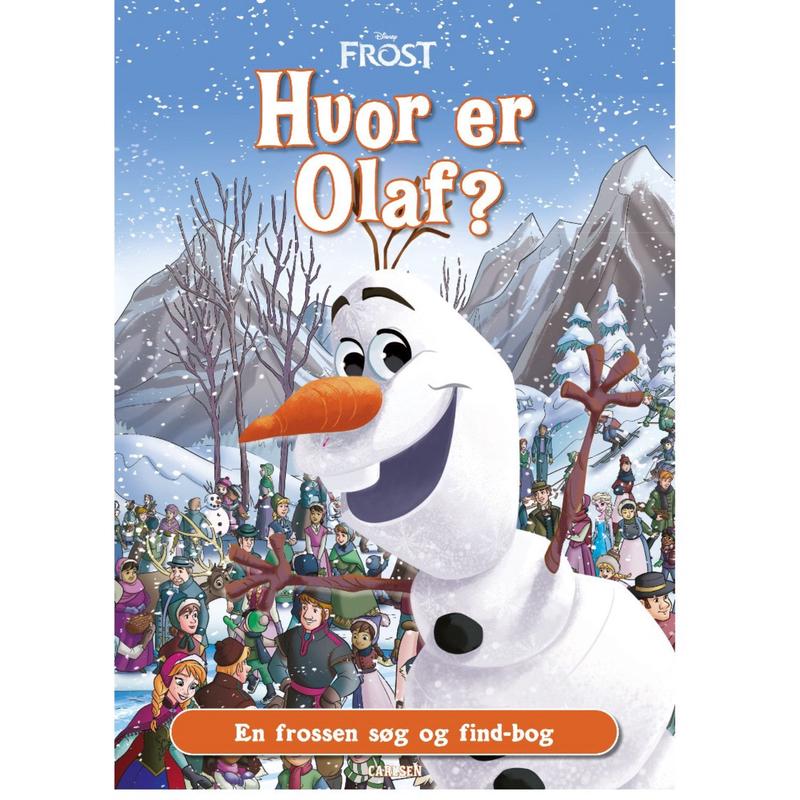 Forlaget Carlsen Hvor er Olaf? En sg And find-Book Disney