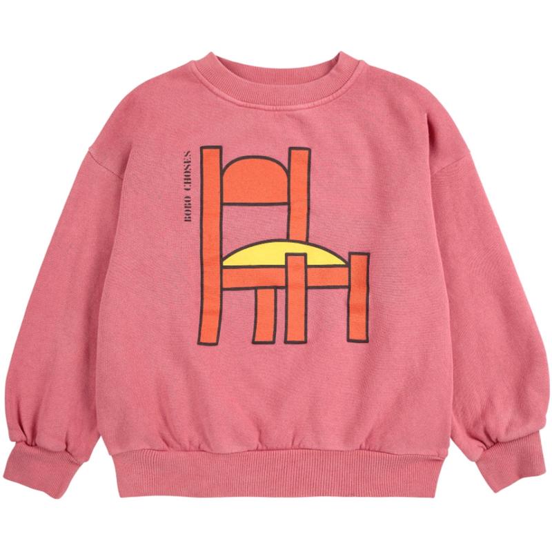 Bobo Choses Pink Chair Sweatshirt