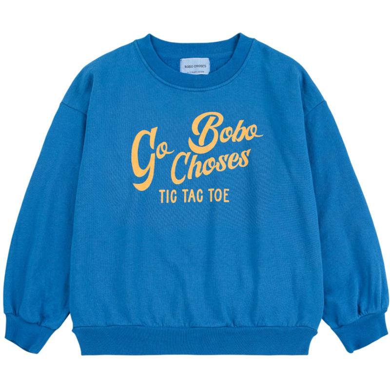 Bobo Choses Blue Go Bobo Sweatshirt