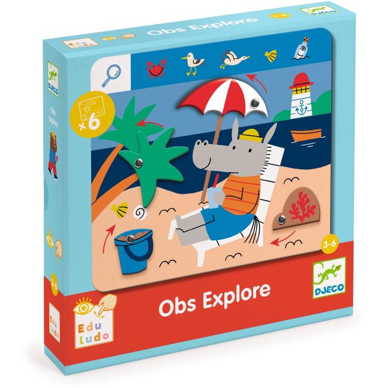 Djeco Explore And Spin Around The World