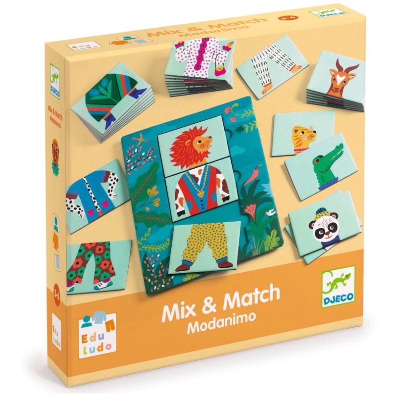 Djeco Mix & Match Fashion Animals