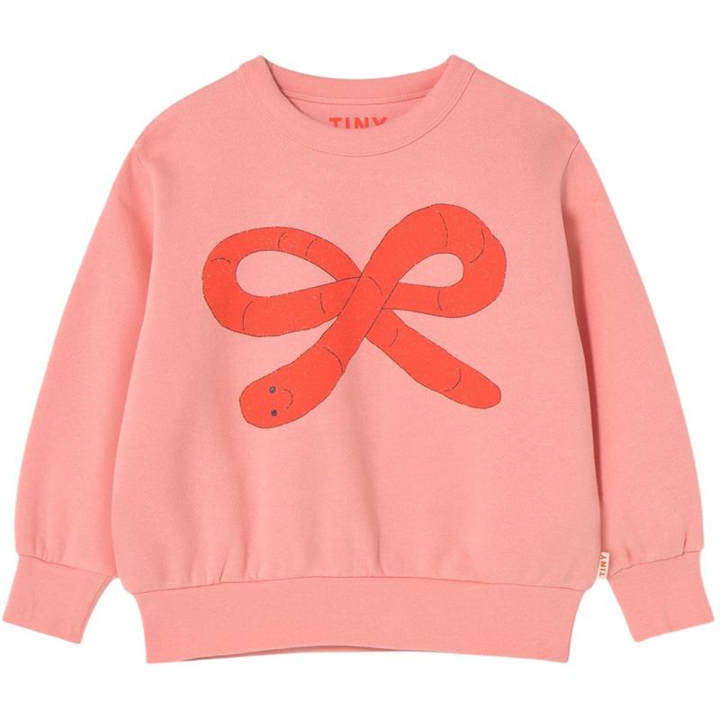 TinyCottons Pink Worm Graphic Sweatshirt