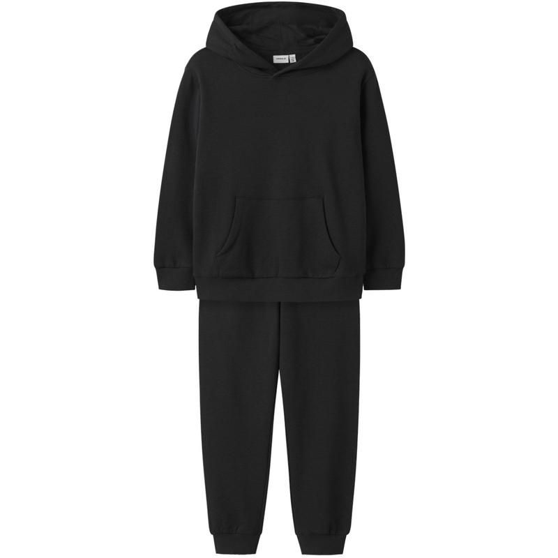 Name It Black Nkmvian Sweat Set Bru Noos