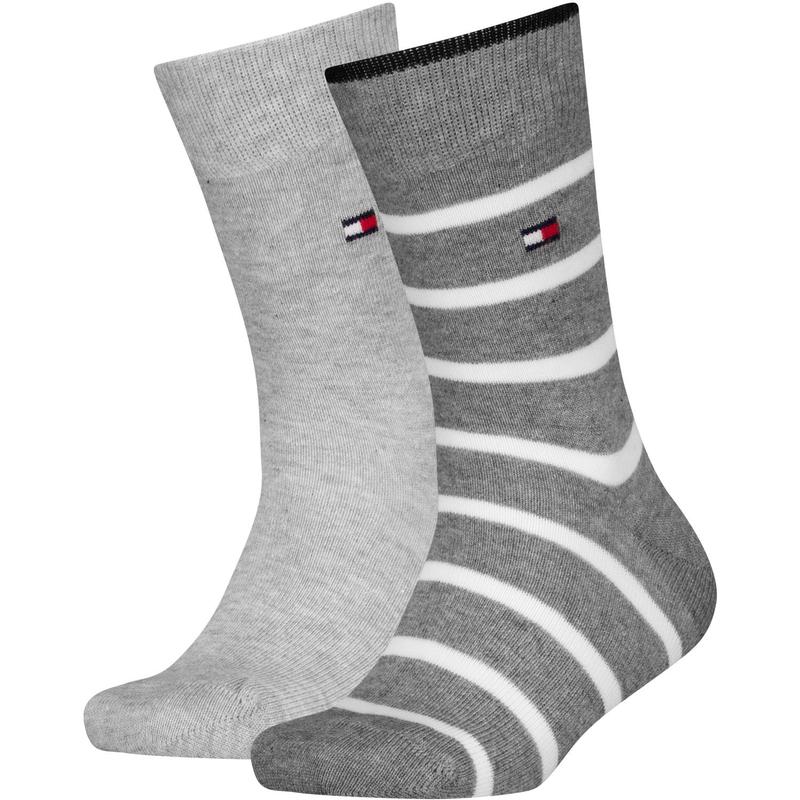 Tommy Hilfiger Black Th Kids Sock 2P Breton Stripe