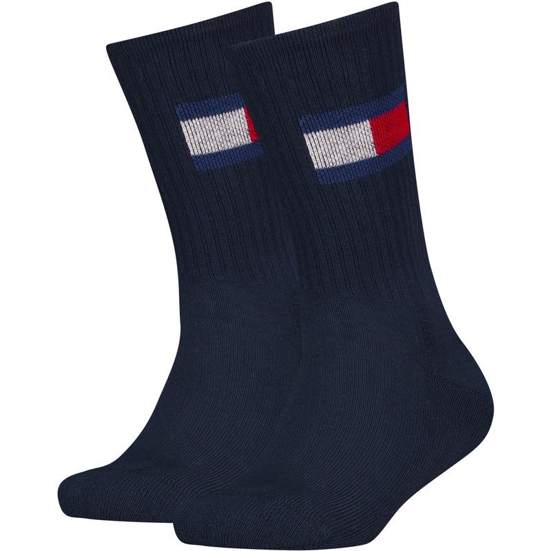 Tommy Hilfiger Navy Th Kids Sock 2P Flag