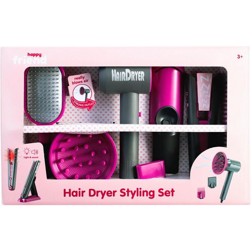 Happy Friend Hair Dryer Styling Set