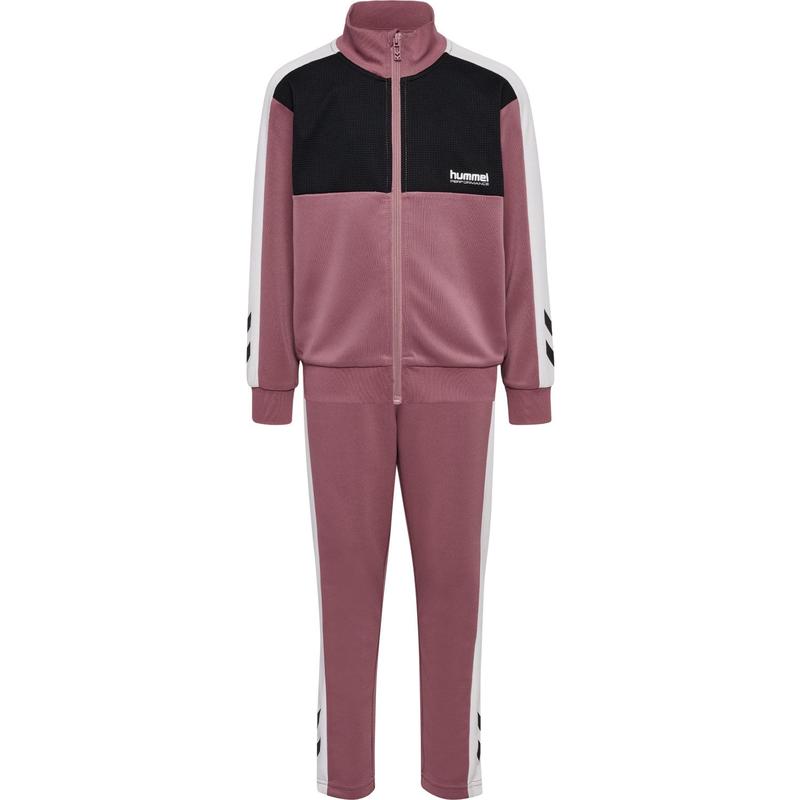Hummel Wistful Mauve Colorblock Tracksuit