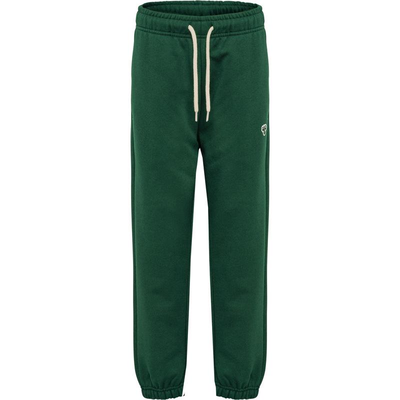 Hummel Dark Green Jr Loose Sweatpants Bee