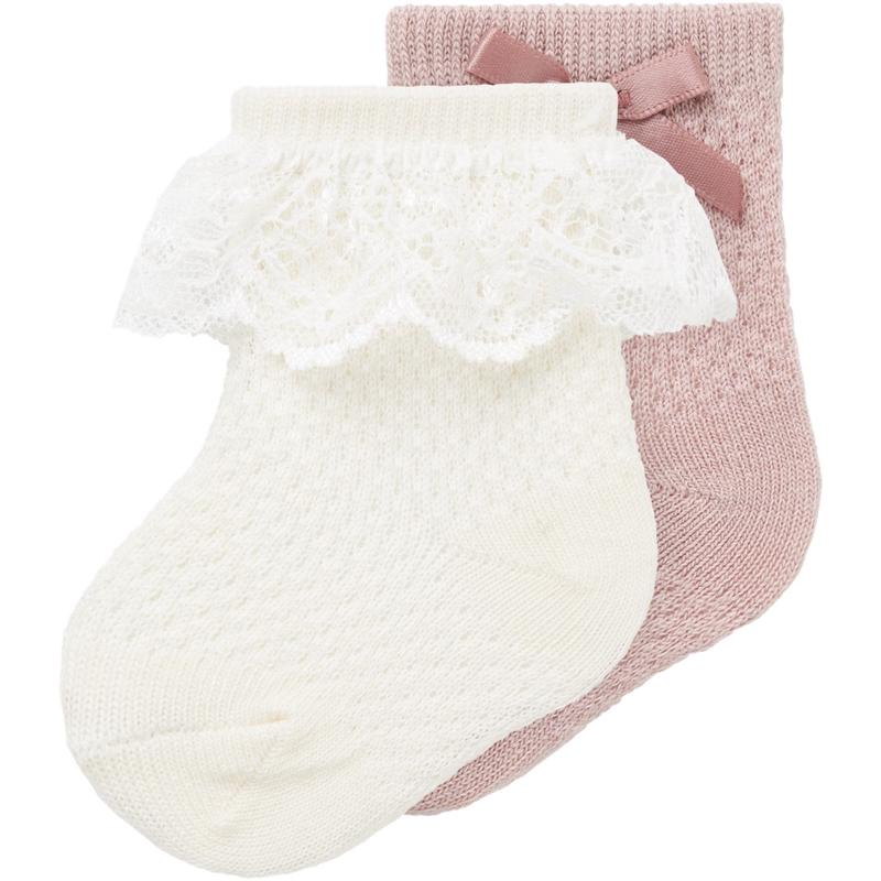 Name It Shadow Gray Nbfwakma Wo/Bl Structure 2P Socks