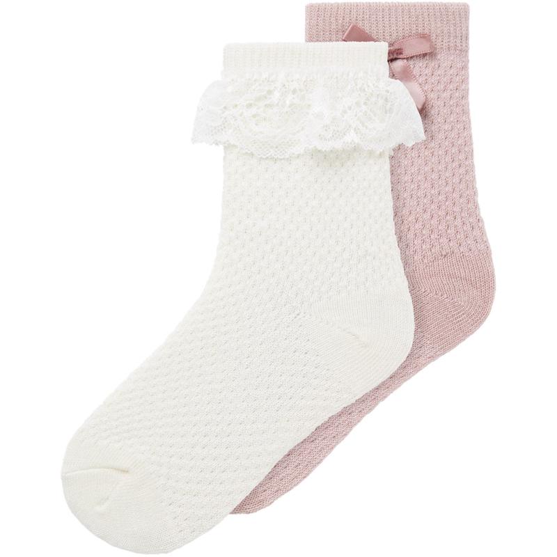 Name It Snow White Nmfwakma Wo/Bl Structure 2P Socks