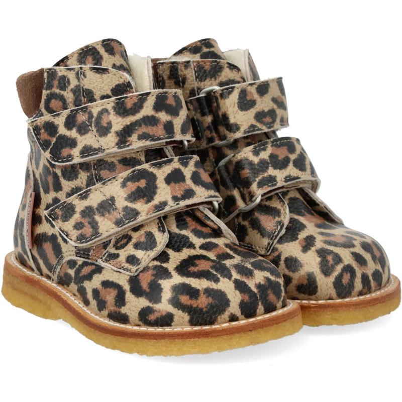 Angulus Beige Leo/Taupe Beginner TEX Boot with Velcro Closure