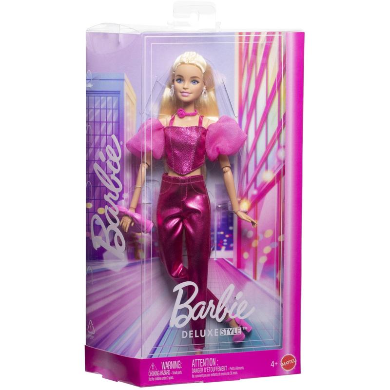 Barbie Deluxe Style Pink Corset Blond Doll