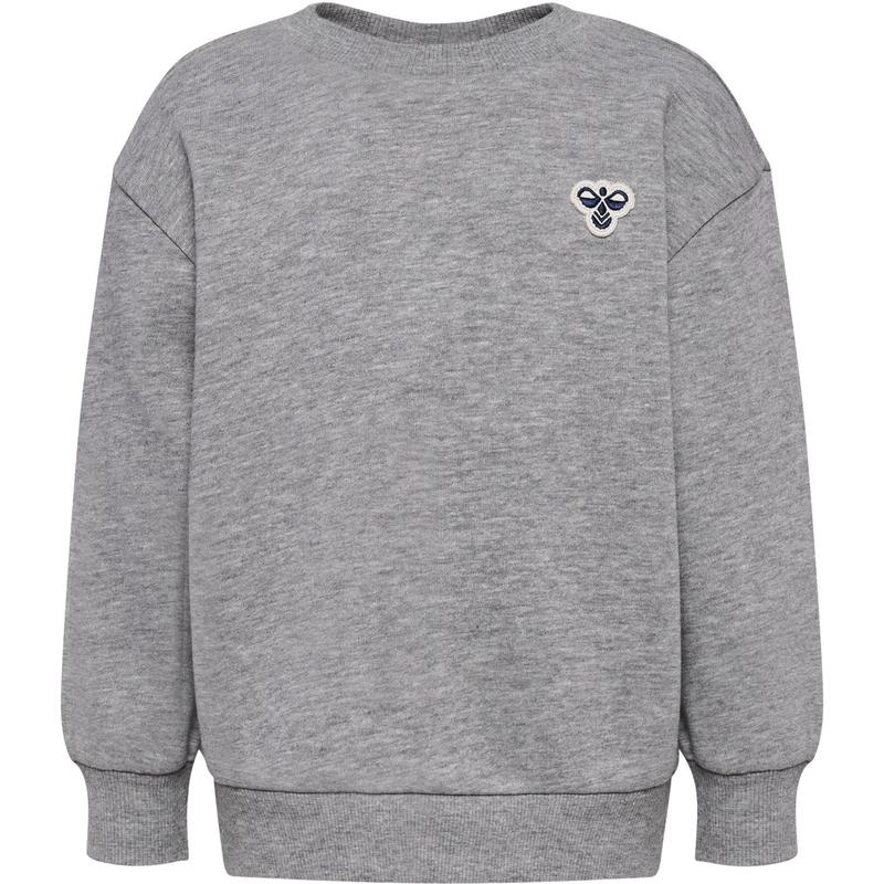 Hummel Grey Melange Mini Loose Crewneck Bee