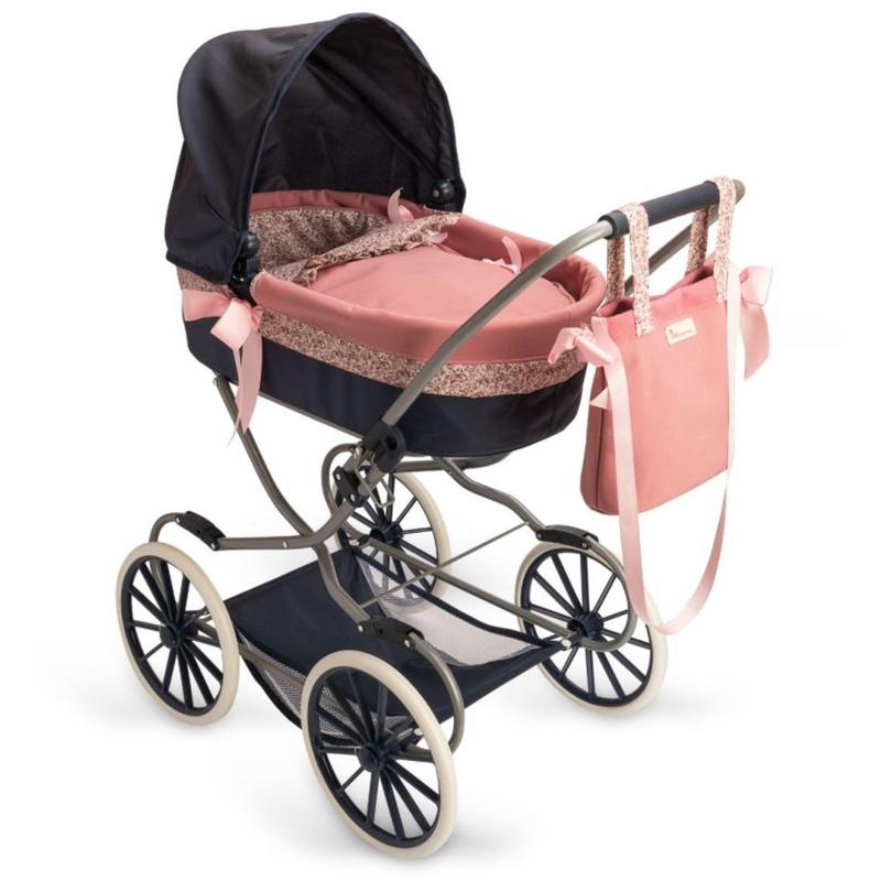 As Martina Kollektion - Luksus Barnevogn, Lift Og Pram I t, Til Dukker 3646 Cm