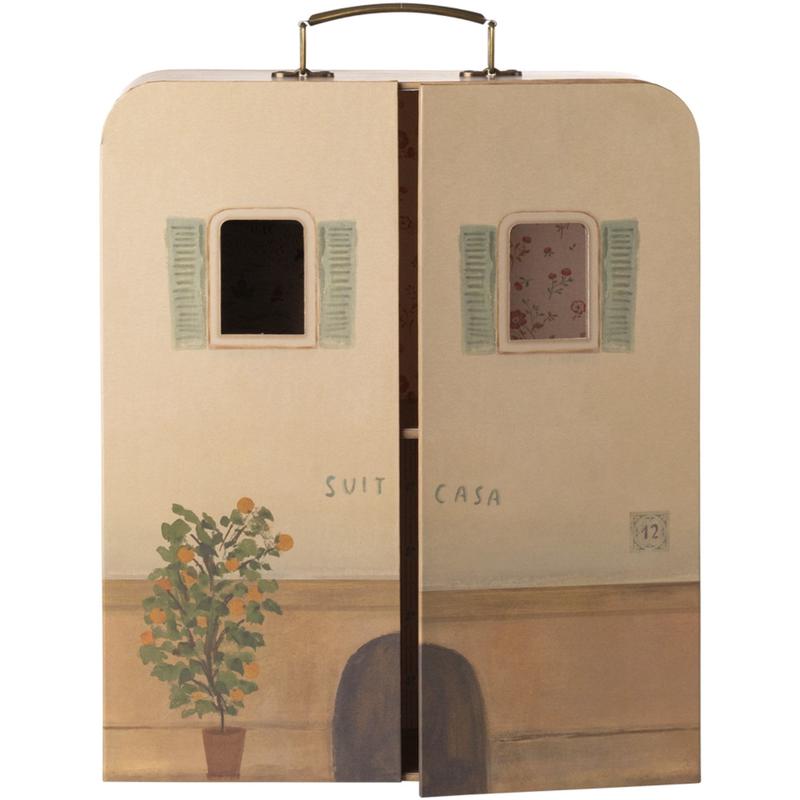 Maileg SuitCasa, Littlesster And Lillebror Mus