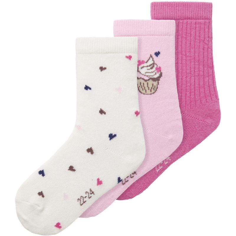 Name It Peppercorn Nmfnala 3-Pack Socks