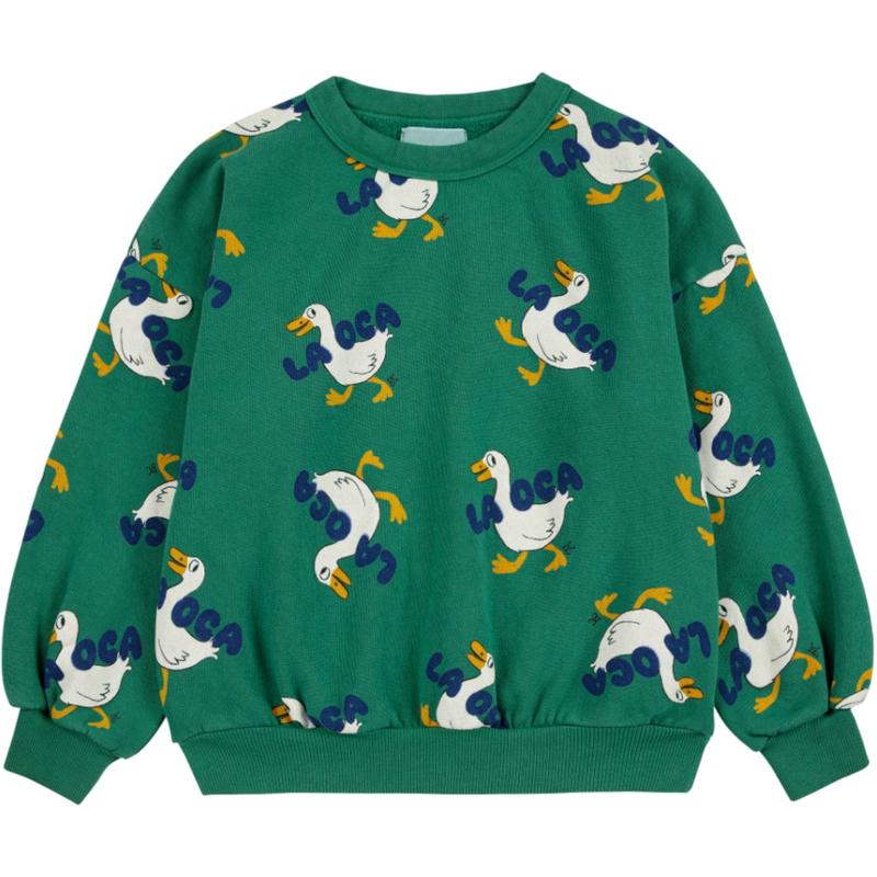 Bobo Choses Green La Oca Sweatshirt
