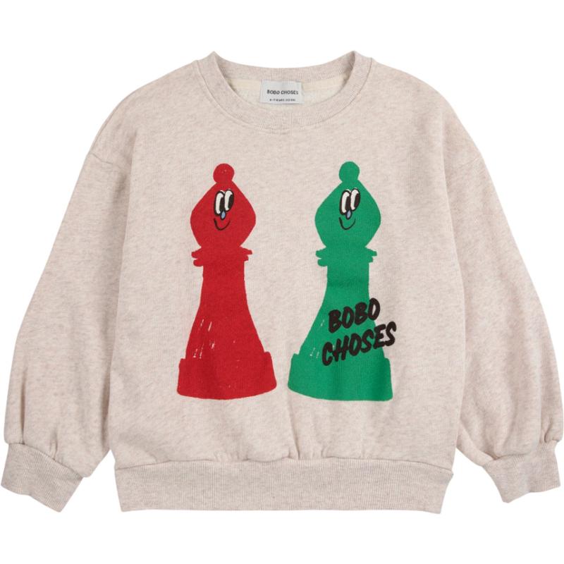 Bobo Choses Offwhite Checkmate Sweatshirt