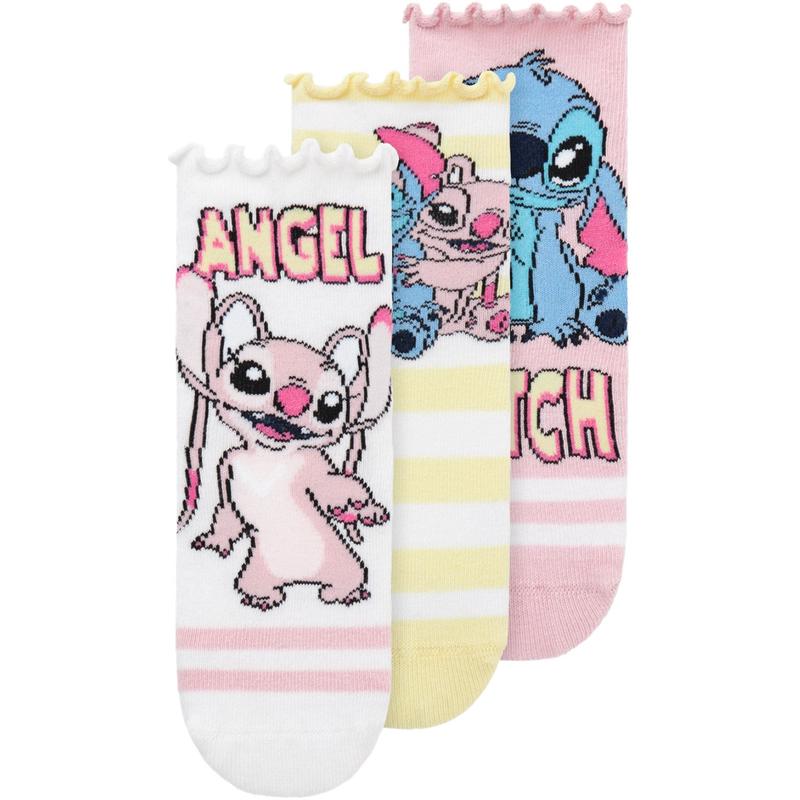 Name It Cameo Pink Asara Stitch 3-Pack Socks