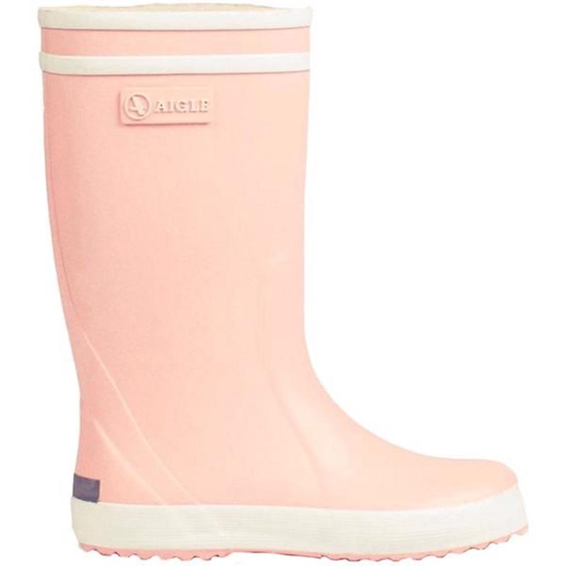 Aigle Lolly Pop Wellies Powder Rose
