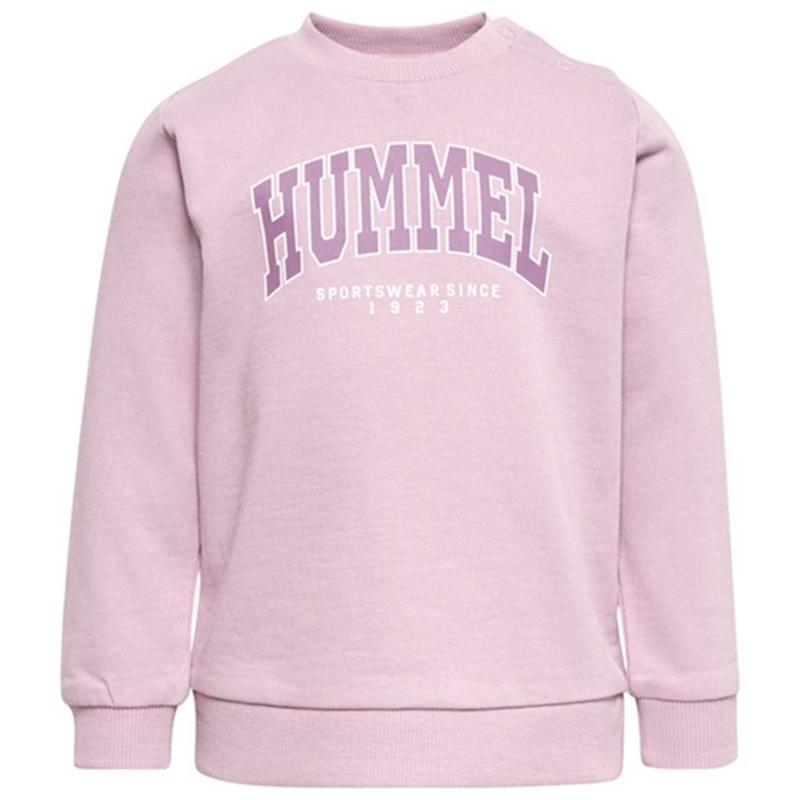 Hummel Mauve Shadow Fast Lime Sweatshirt