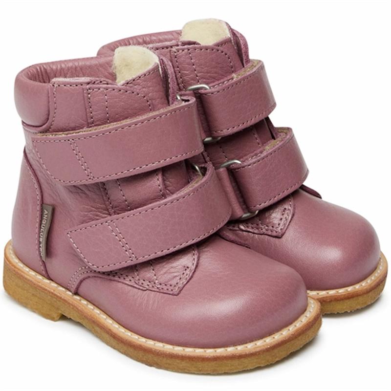 Angulus Beginner Tex-Boots w Velcro Light Plum