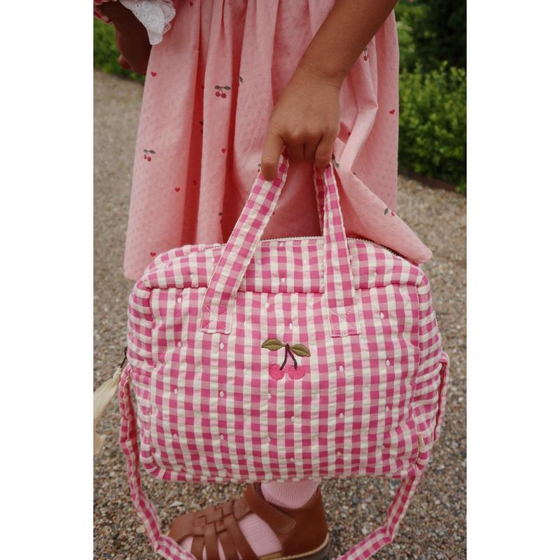Konges Sljd Bubblegum Check Doll Bag