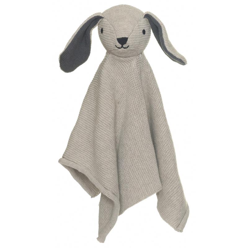 Teddykompaniet Gr Teddy Baby - Cuddle Cloth Strikket, Hund, 28 Cm
