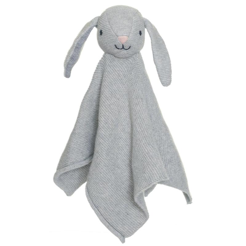Teddykompaniet Gr Teddy Baby - Cuddle Cloth Strikket, Kanin, 28 Cm