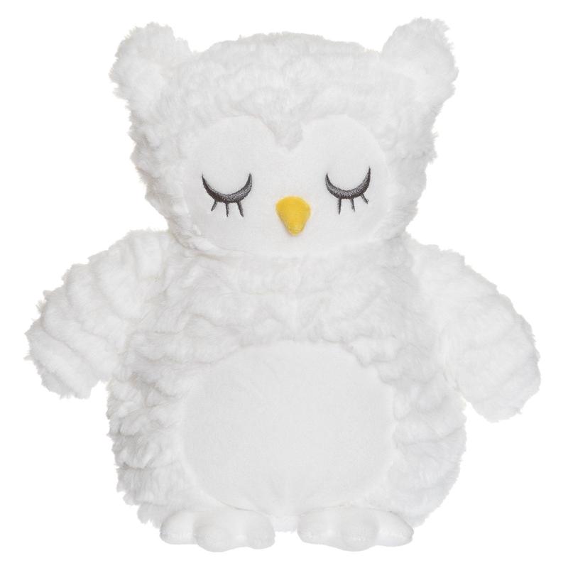 Teddykompaniet Hvid Teddy Heaters - Ugle